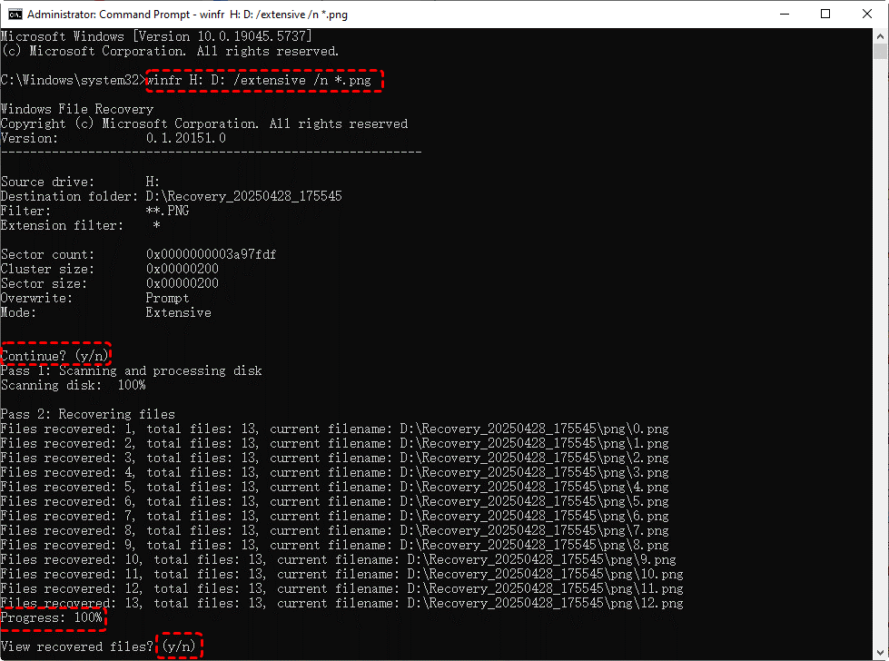 Windows File Recovery 